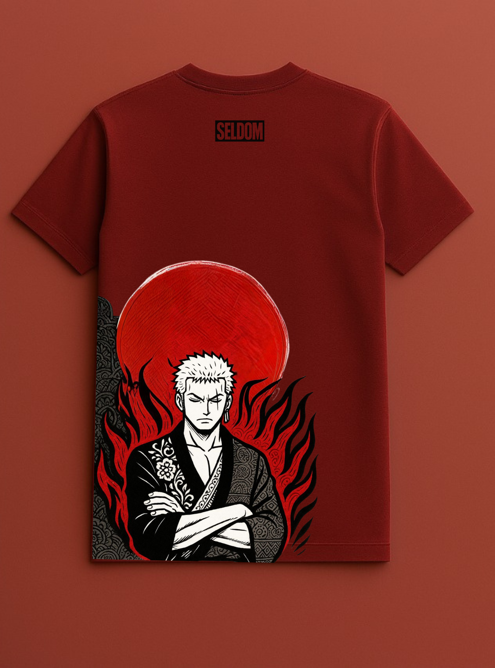 Zoro ONEPIECE Red T-shirt
