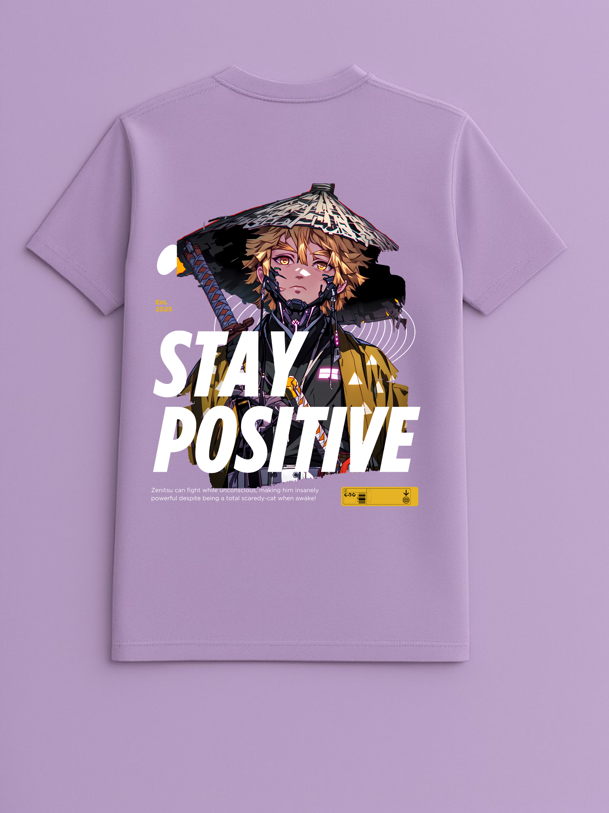 Demon Slayer Positive Lilac T-shirt