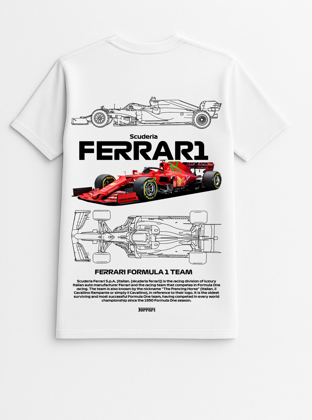 Ferrari F1 White T-shirt