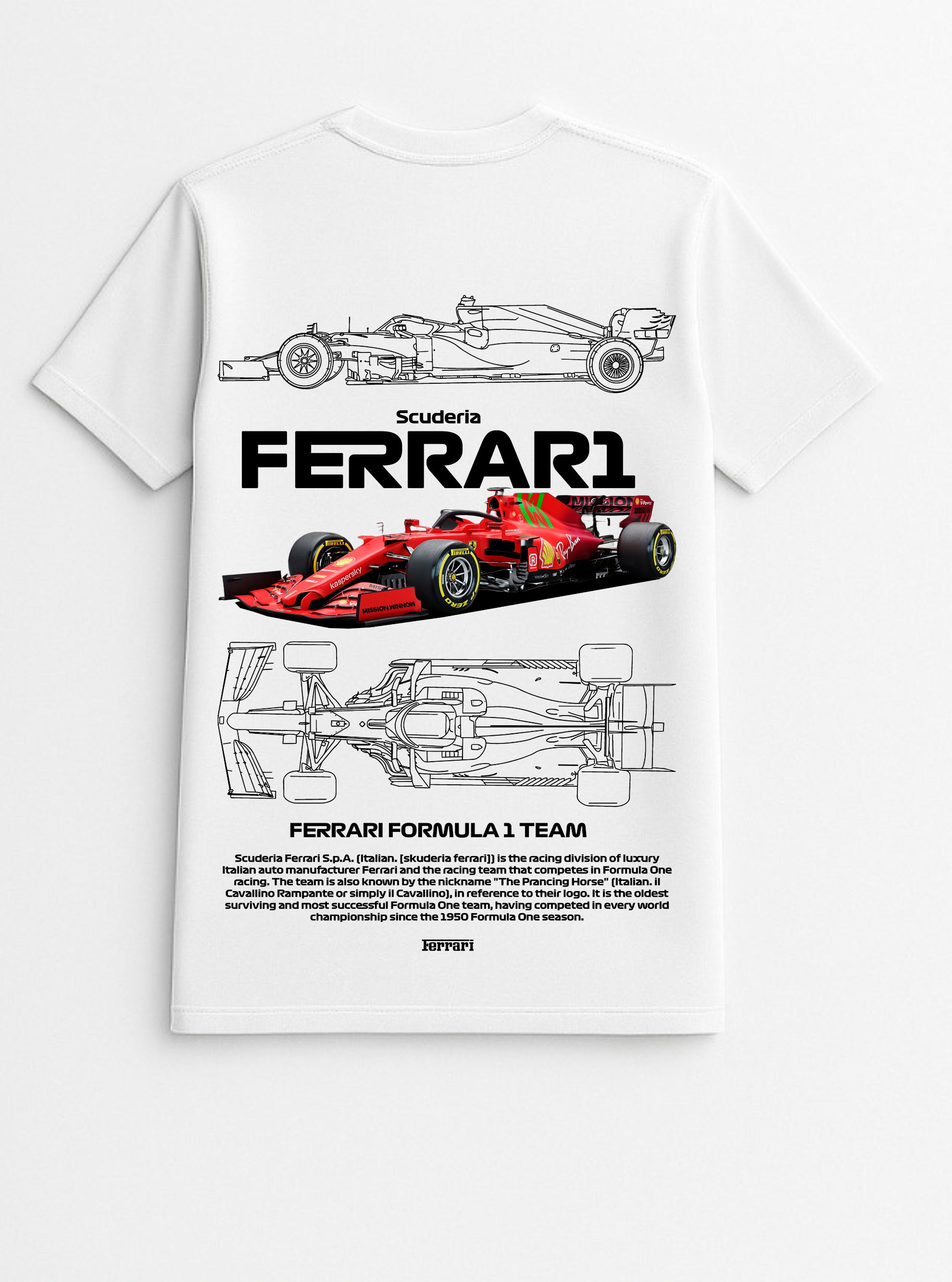 Ferrari F1 White T-shirt