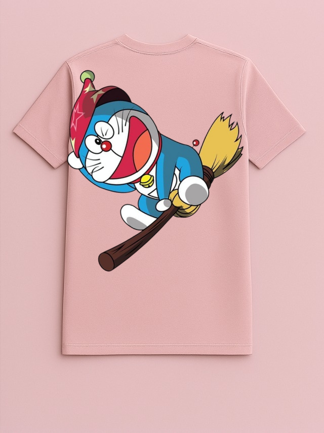Doraemon Baby Pink T-shirt