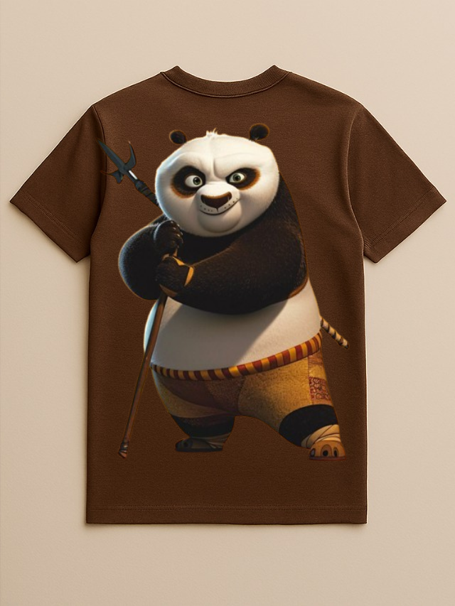 Kung-fu Panda Brown T-shirt