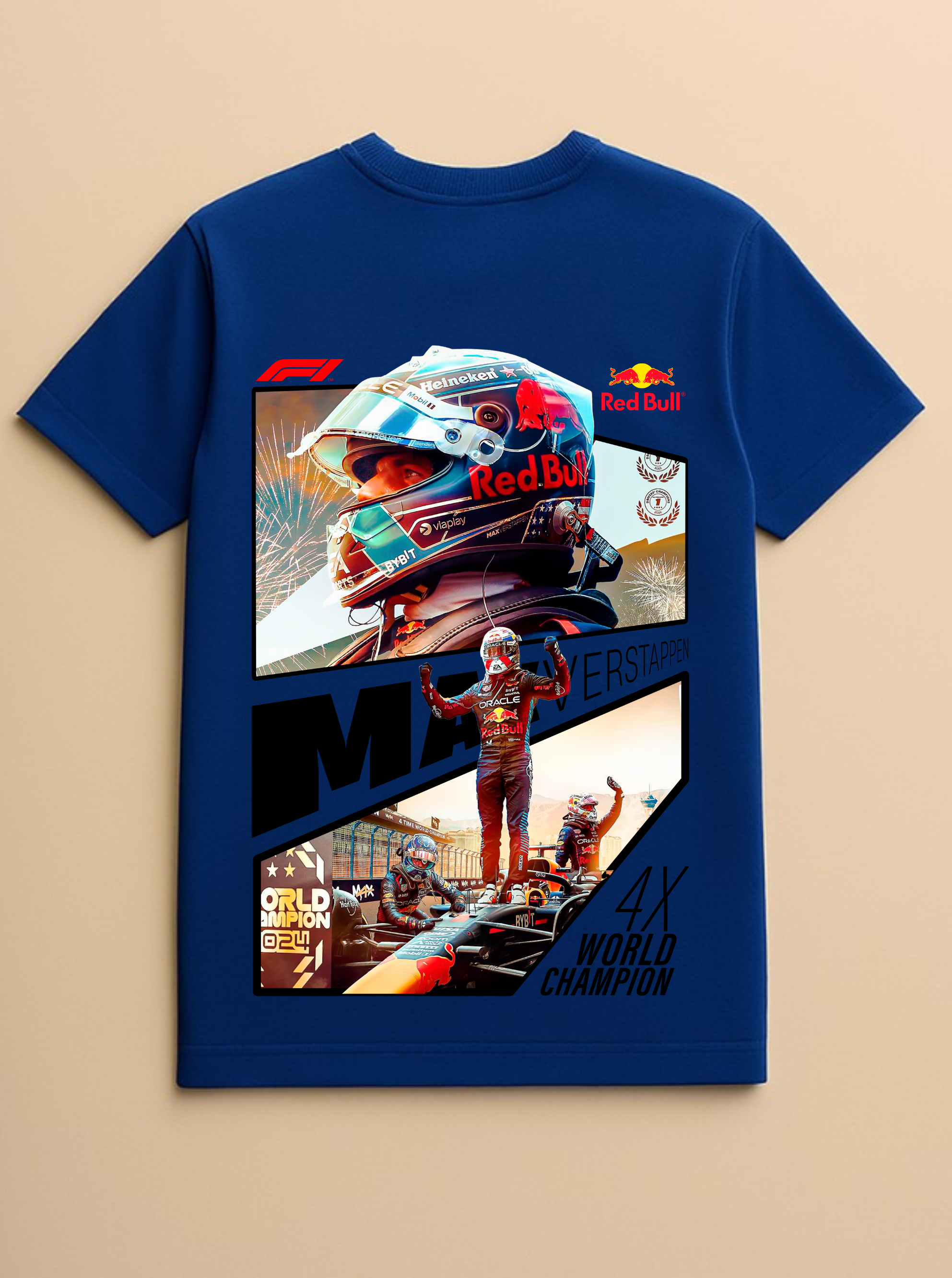 Verstappen F1 Blue T-shirt