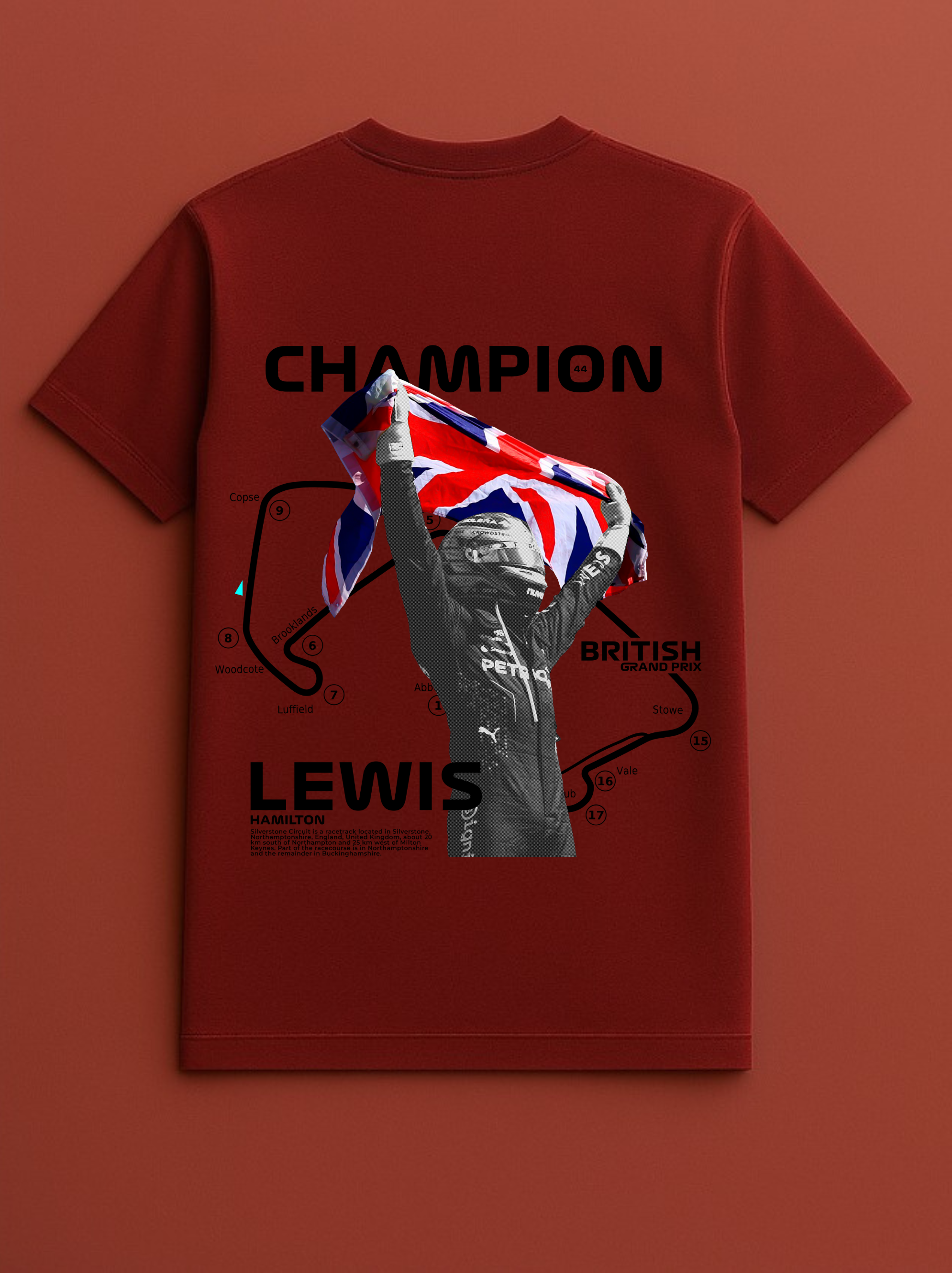 Hamilton F1 Red T-shirt