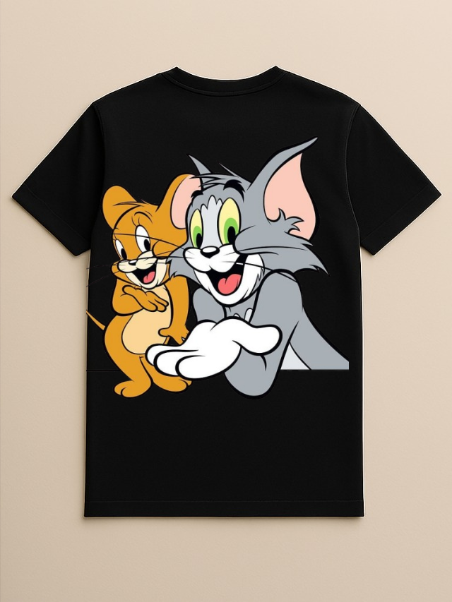 Tom & Jerry Black T-shirt