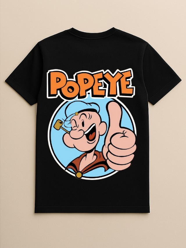 Popoye Black T-shirt