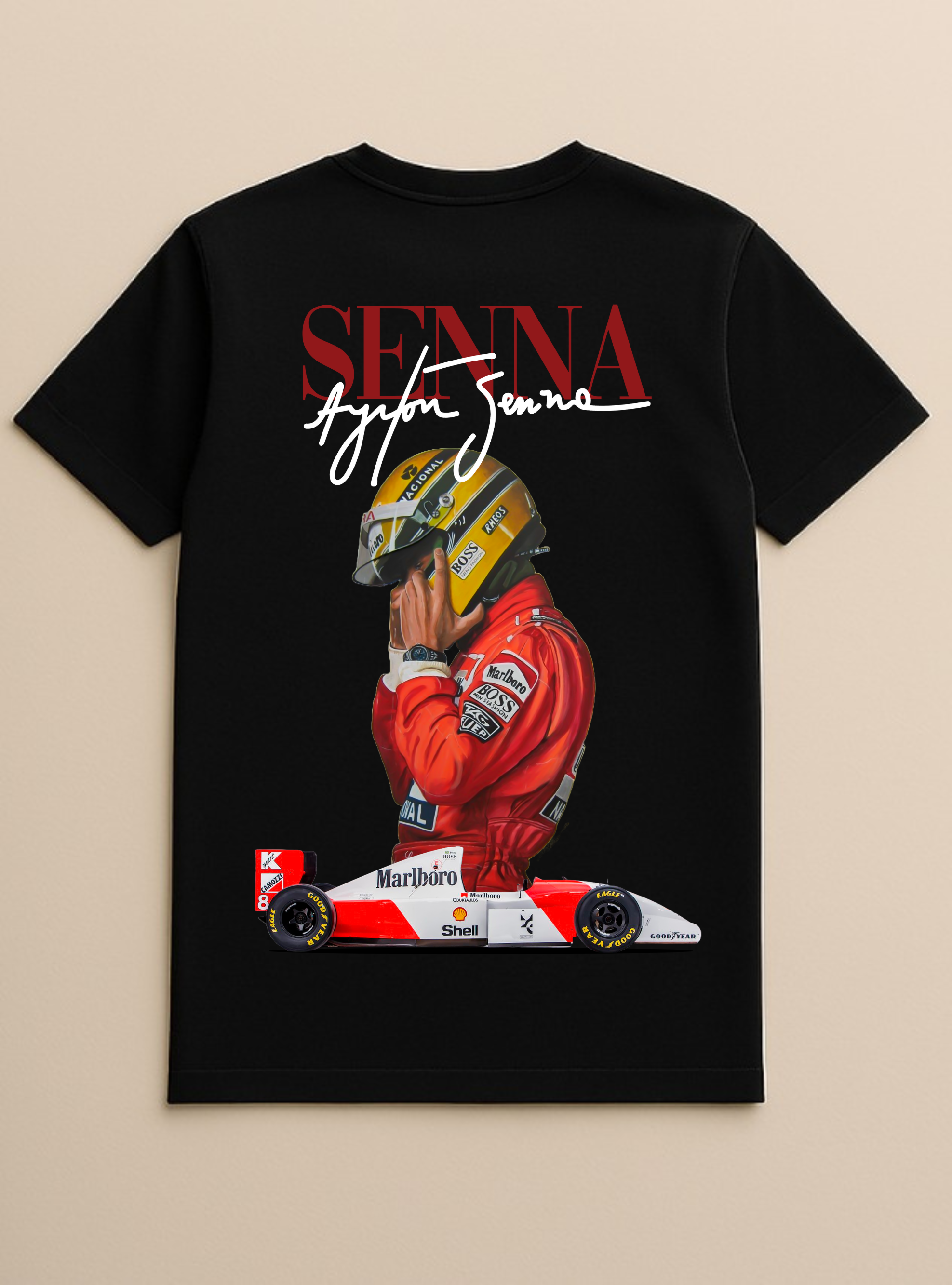 Senna F1 Black T-shirt