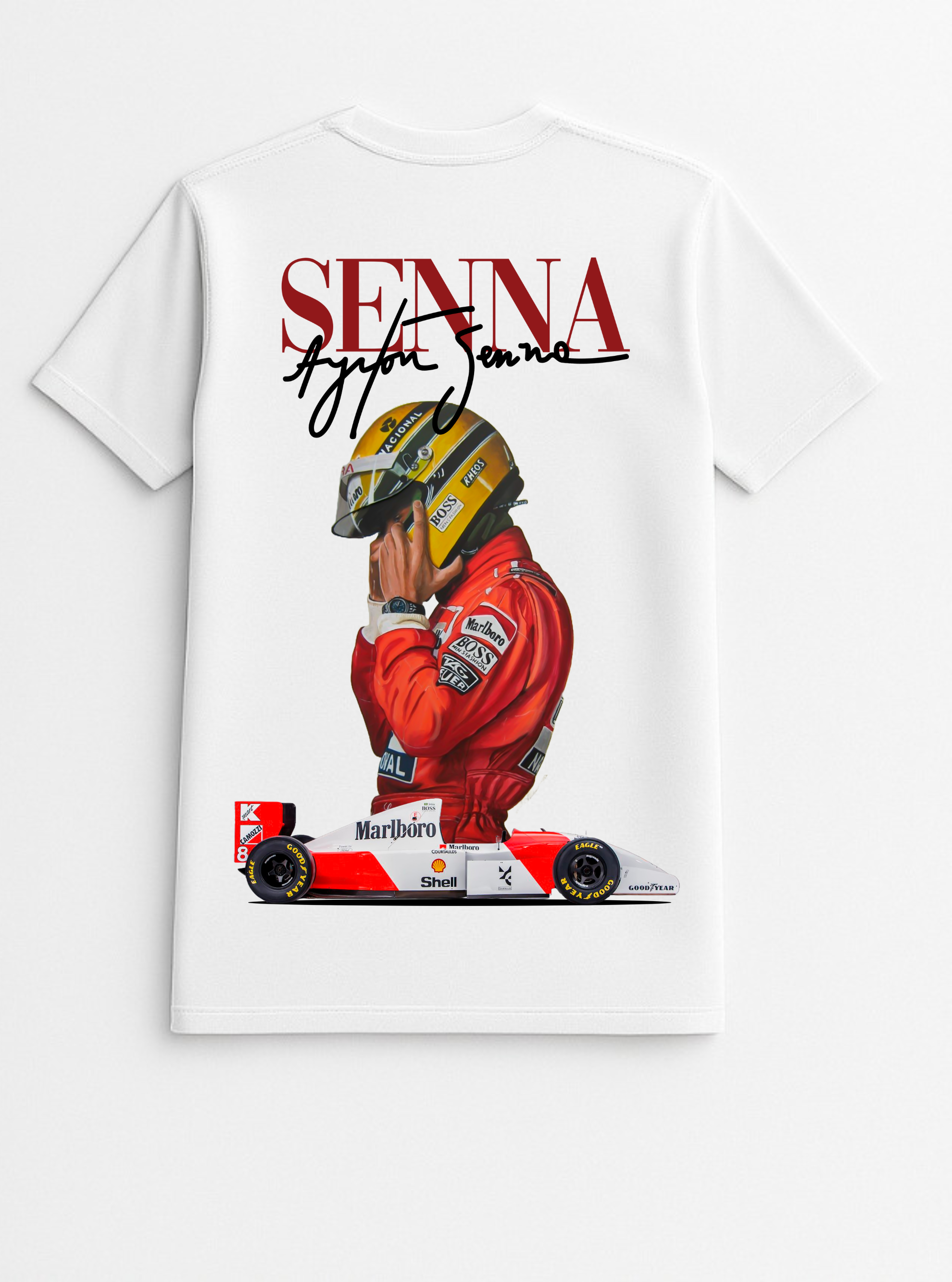 Senna F1 White T-shirt