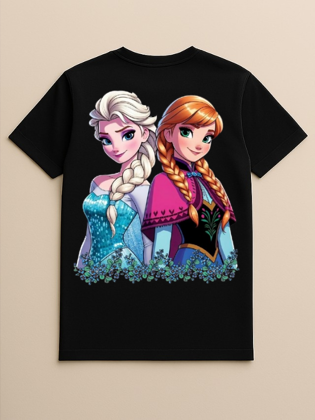 Frozen Girlies Black T-shirt