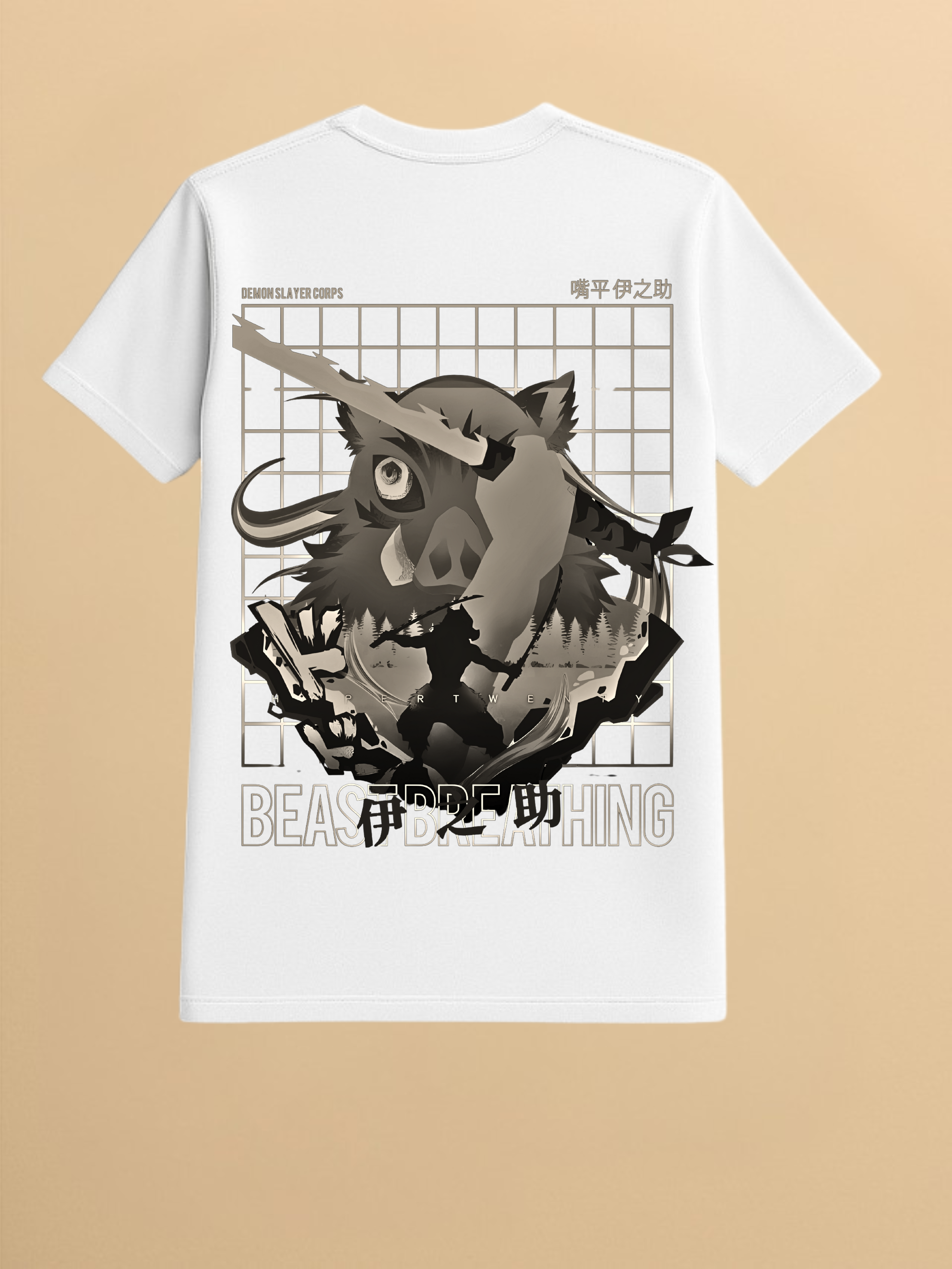 Demon Slayer White T-shirt