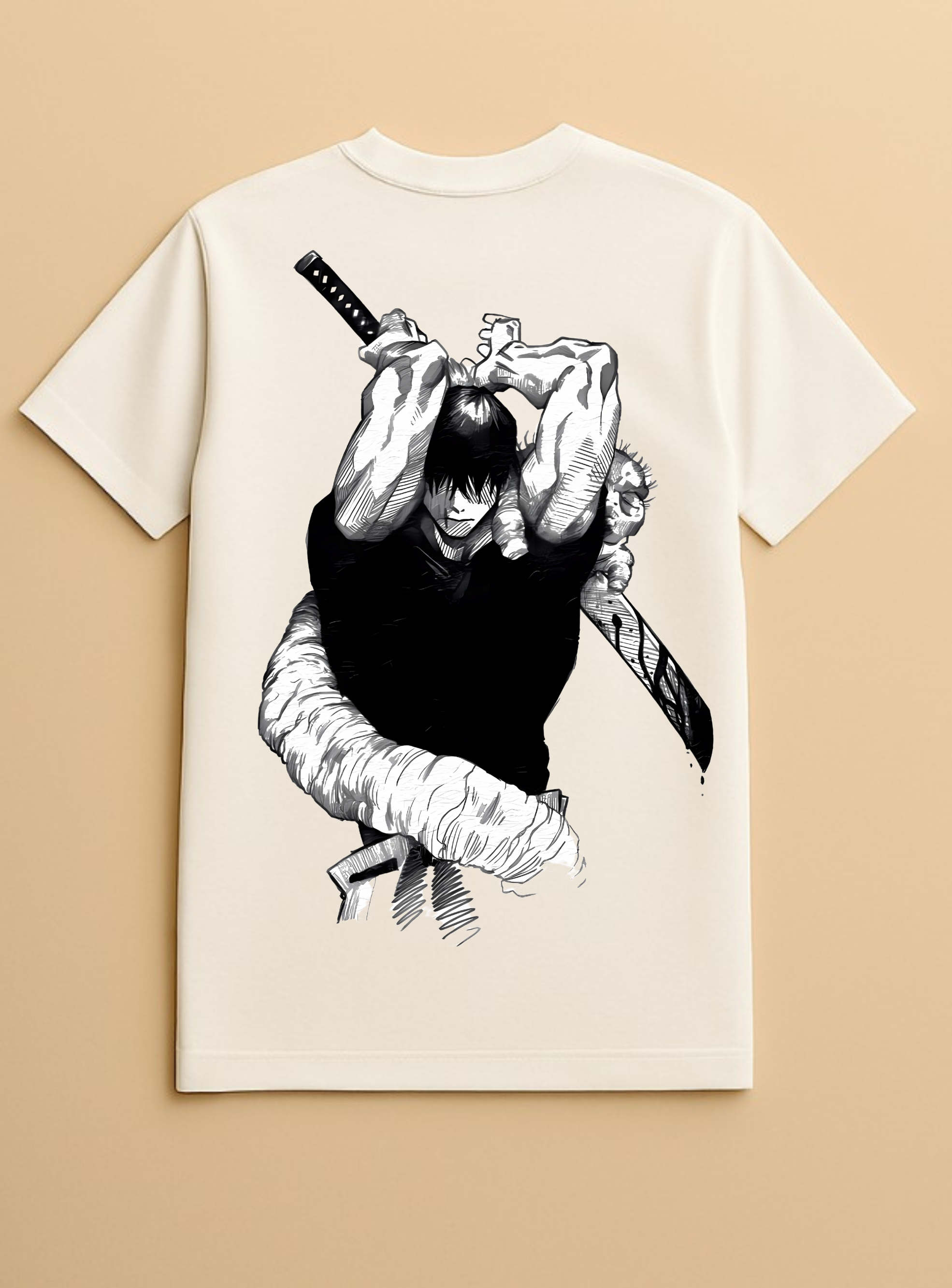 Toji Jujutsu Kaisen White T-shirt