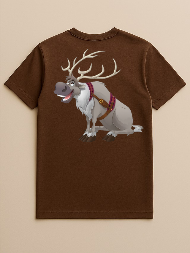 Frozen Cute Brown T-shirt