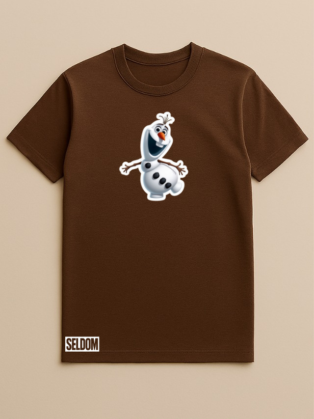 Frozen Cute Brown T-shirt