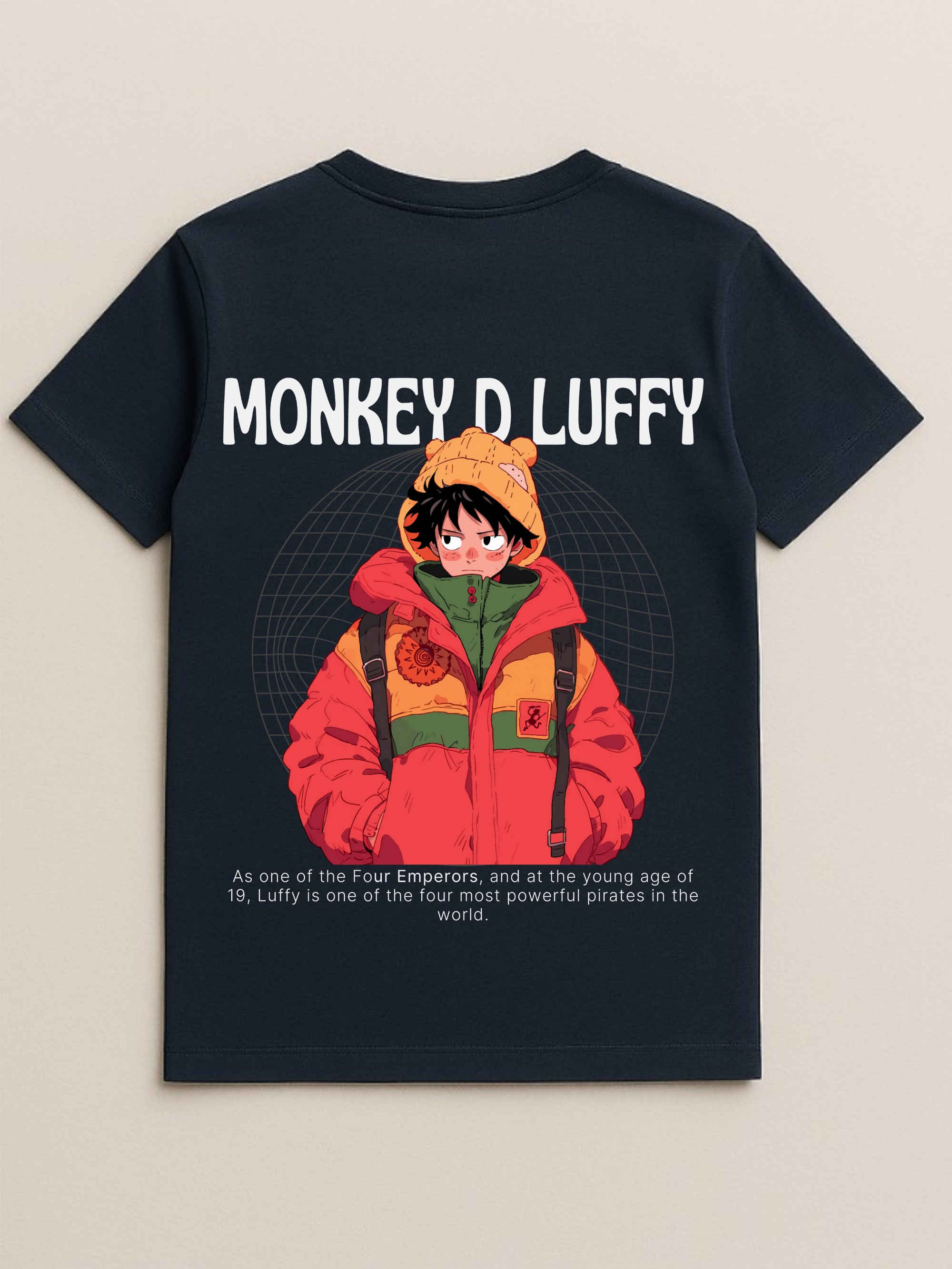 Monkey D. Luffy ONEPIECE Black T-shirt