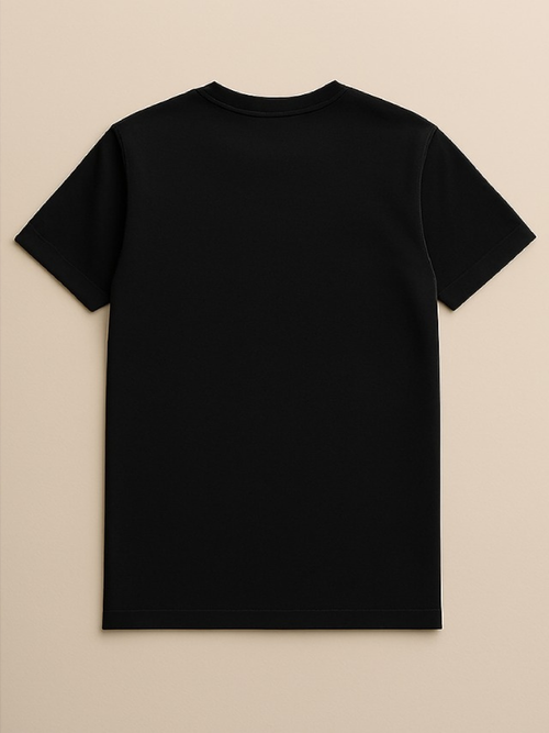 Black Plain Tshirt