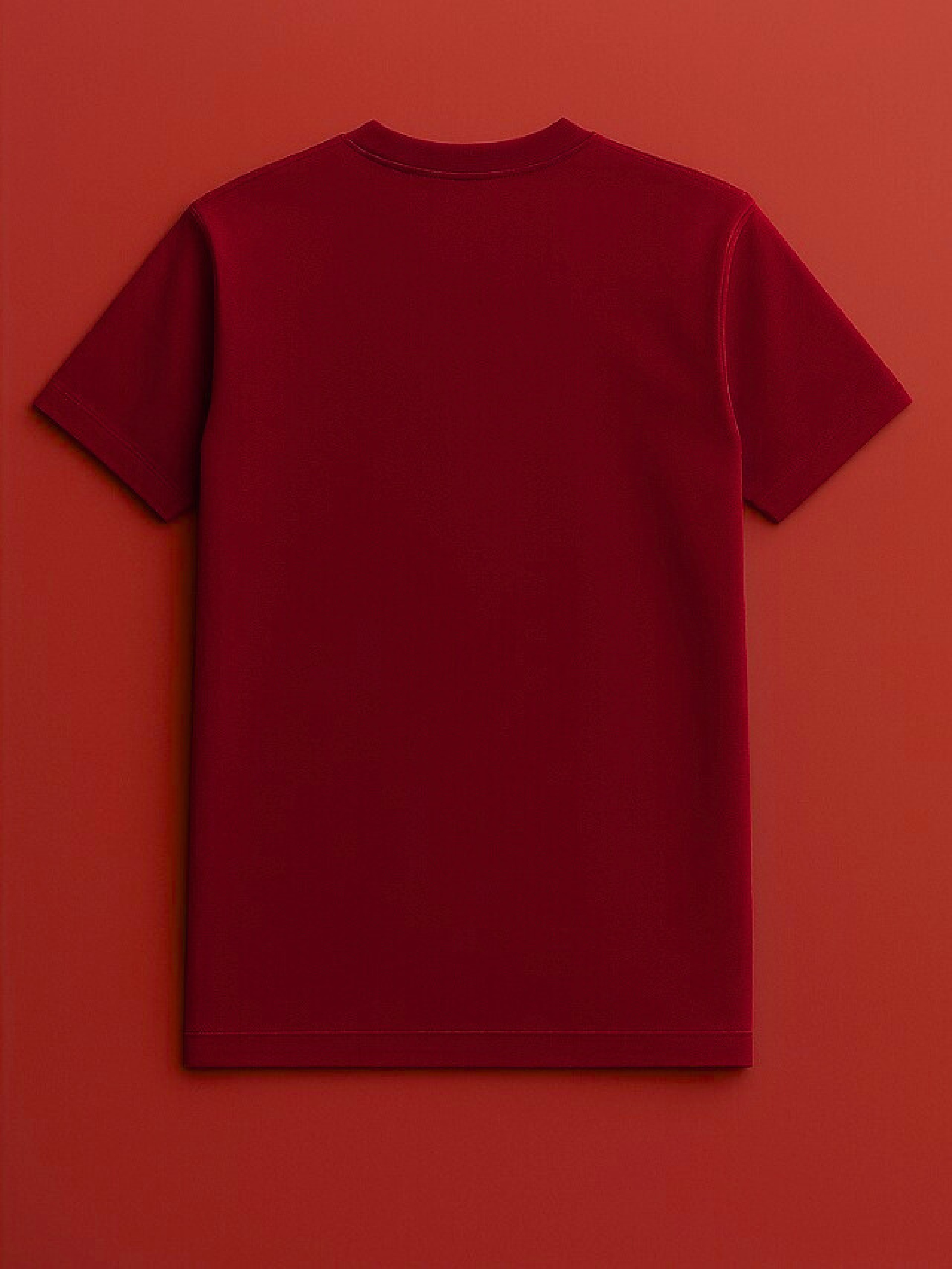 Red Plain Tshirt