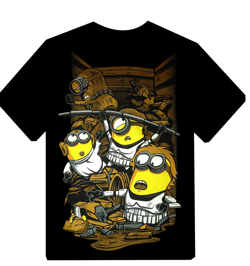 Minions Black T-shirt