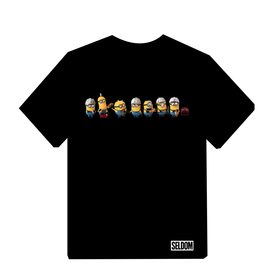 Minions Black T-shirt