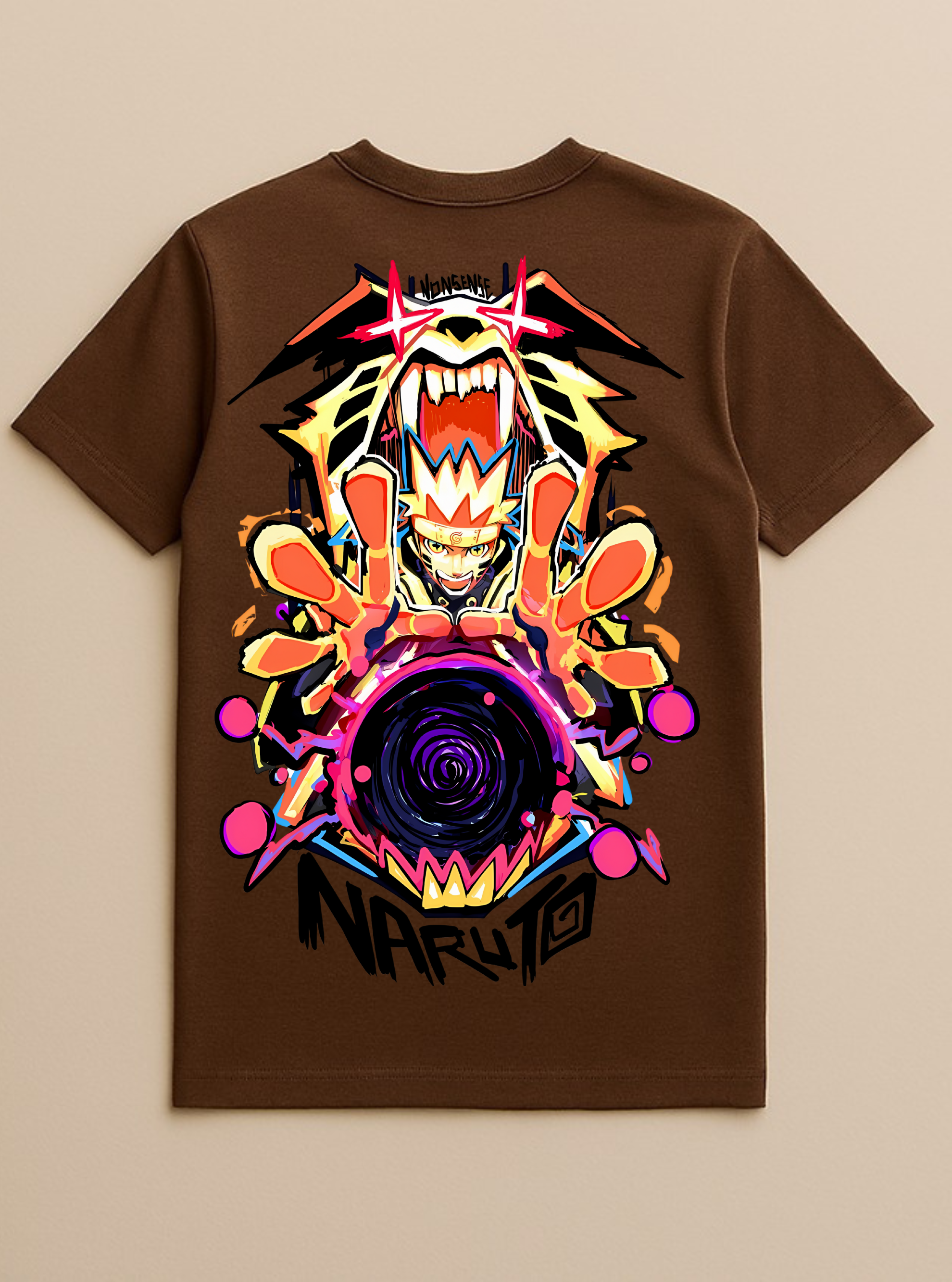 Naruto Brown T-Shirt